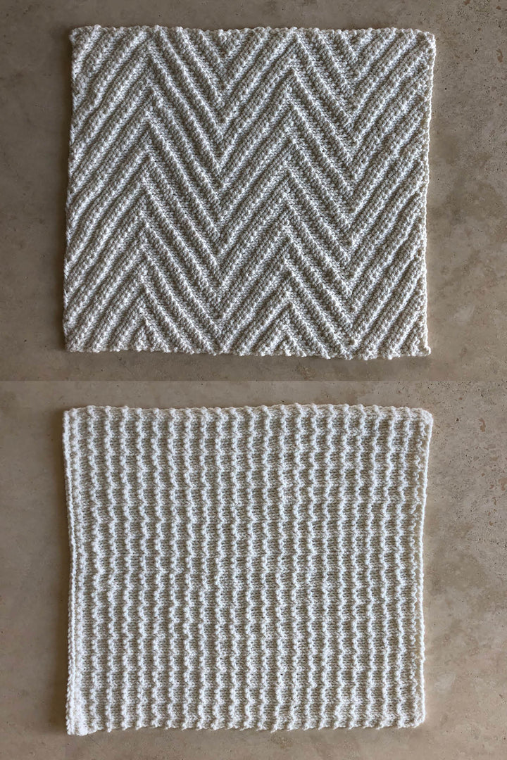 Janey Washcloths Designer Knitting Pattern