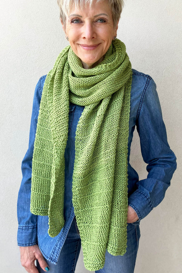 Jason Scarf Designer Knitting Pattern