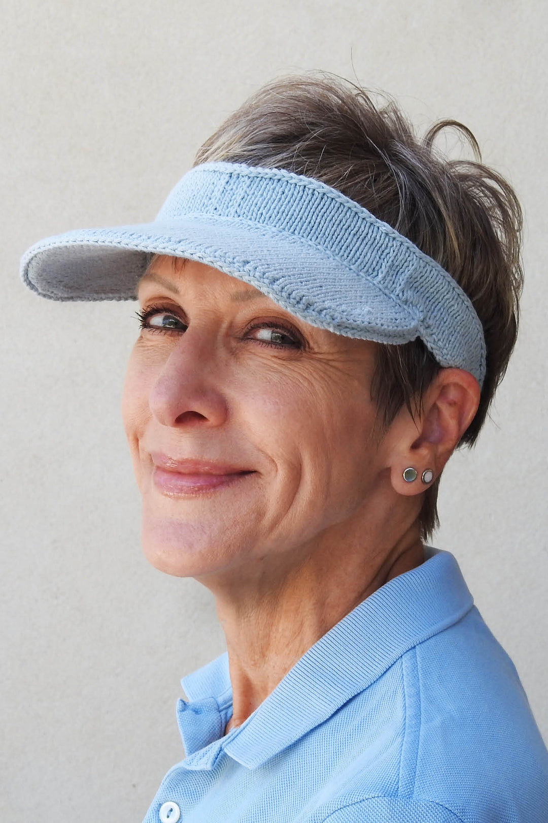 Joyce Golf Visor Designer Knitting Pattern