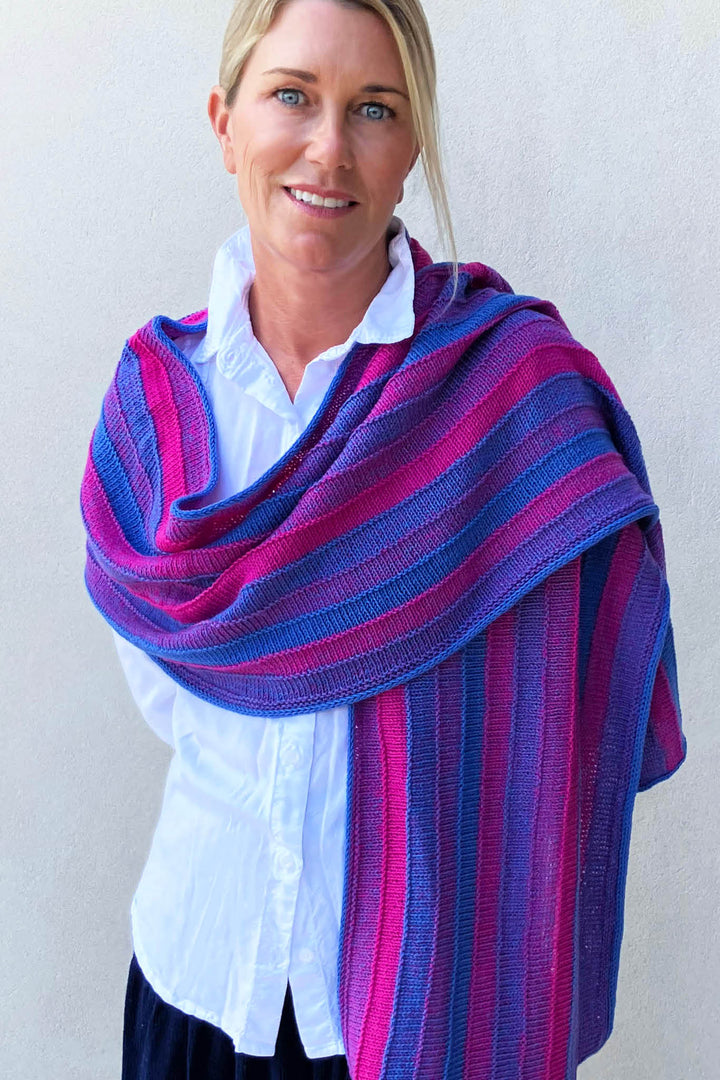 Zoë Wrap Designer Knitting Pattern