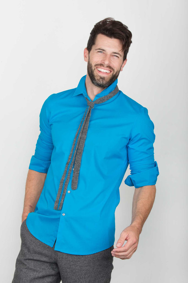 Clive Cabled Tie Designer Knitting Pattern