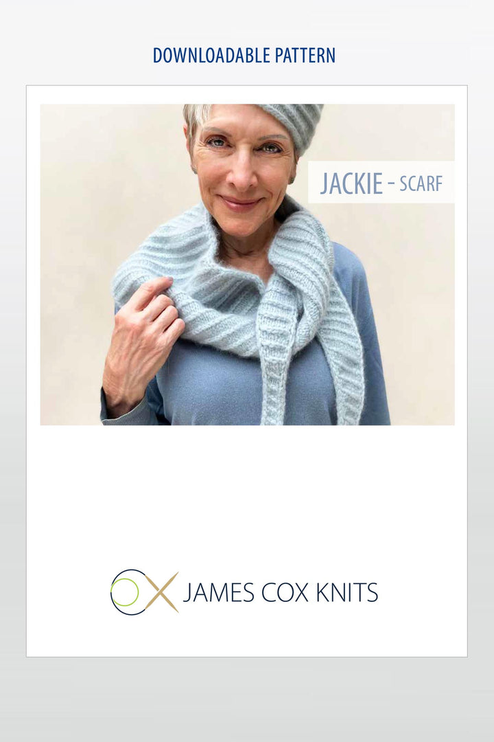 Jackie Scarf Designer Knitting Pattern