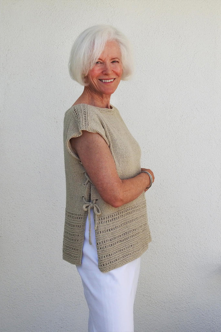 Jesse Poncho Top Designer Knitting Pattern