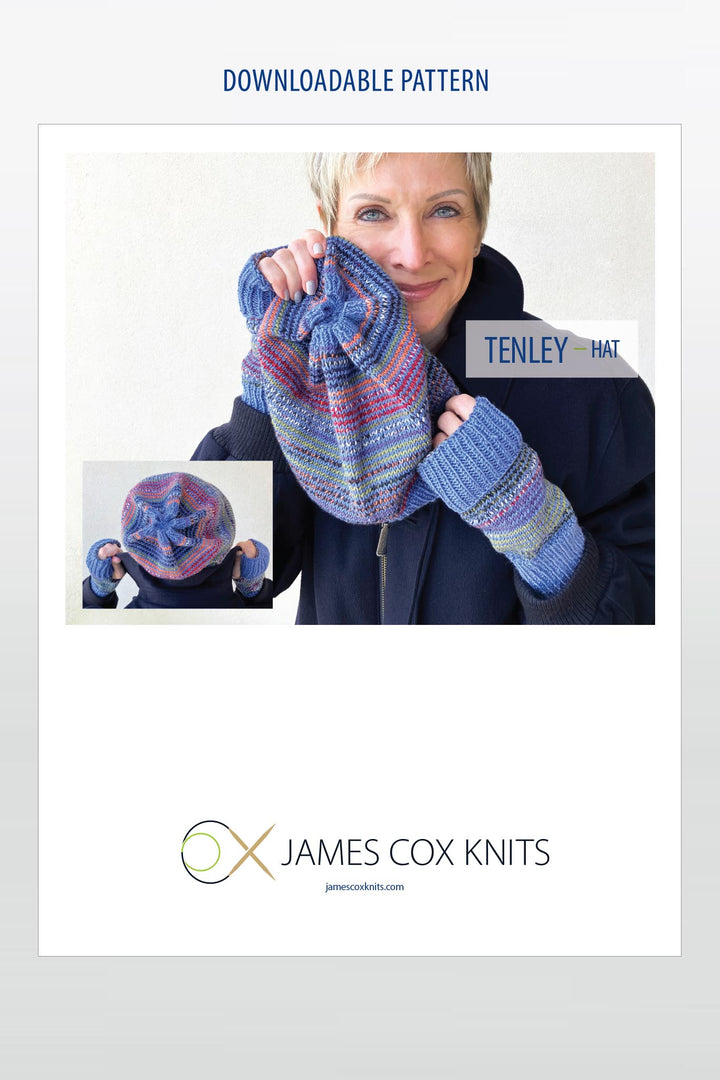 Tenley Hat Designer Knitting Pattern