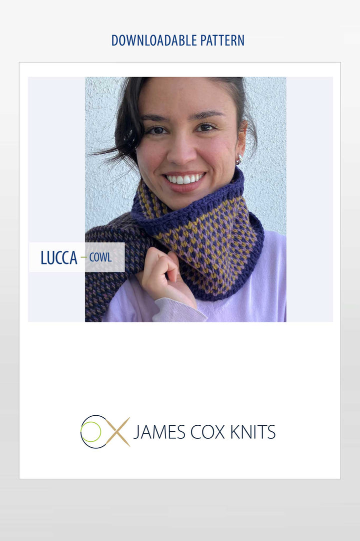 Lucca Cowl Designer Knitting Pattern