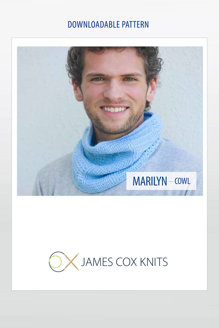 Marilyn Cowl Designer Knitting Pattern
