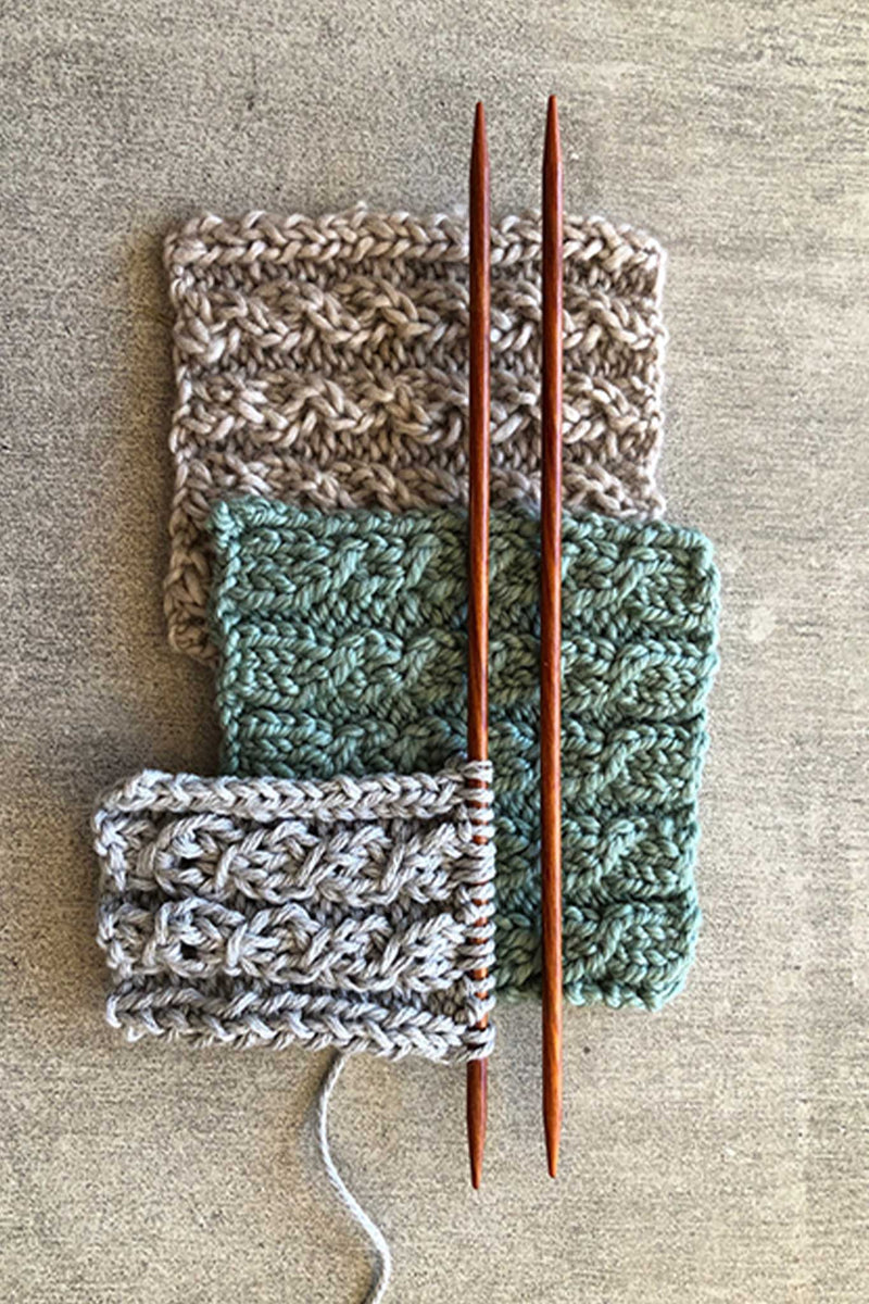 Three Ways to Knit Cables Without a Cable Needle - 10 rows a day