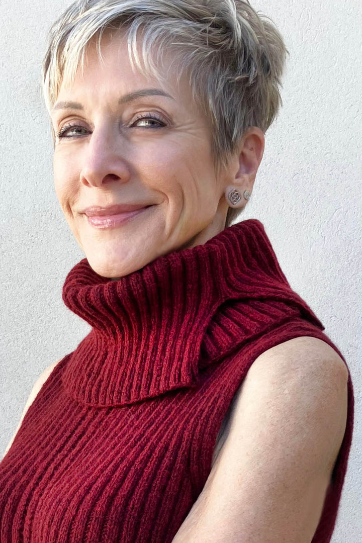 Jessica Turtleneck Cowl Designer Knitting Pattern