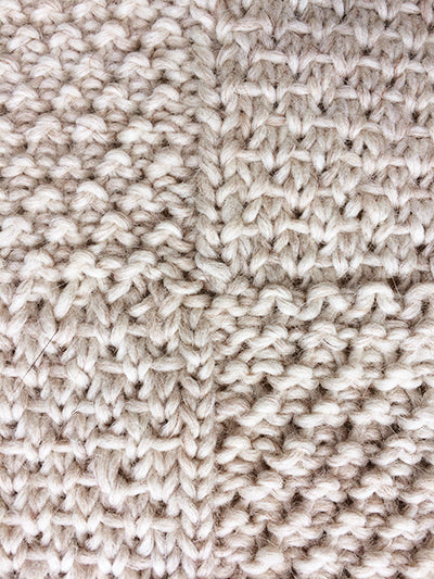 Sutton Pattern Block Scarf Designer Knitting Pattern