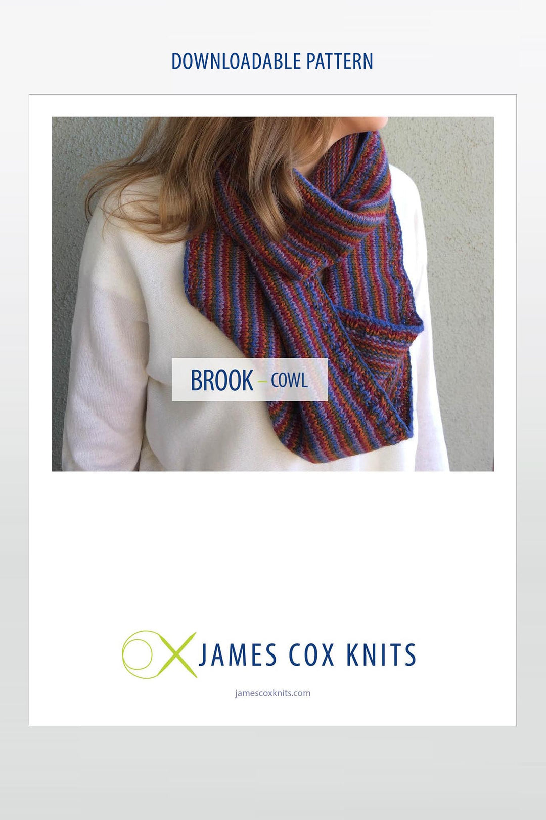 Brook Cowl Designer Knitting Pattern