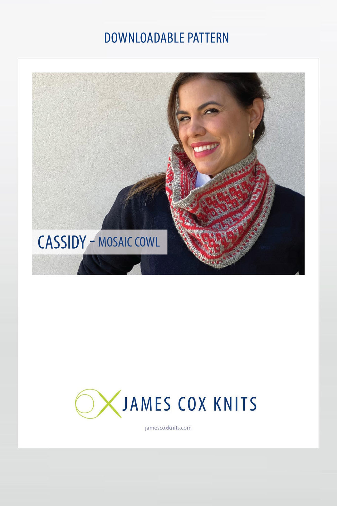 Cassidy Cowl Designer Knitting Pattern