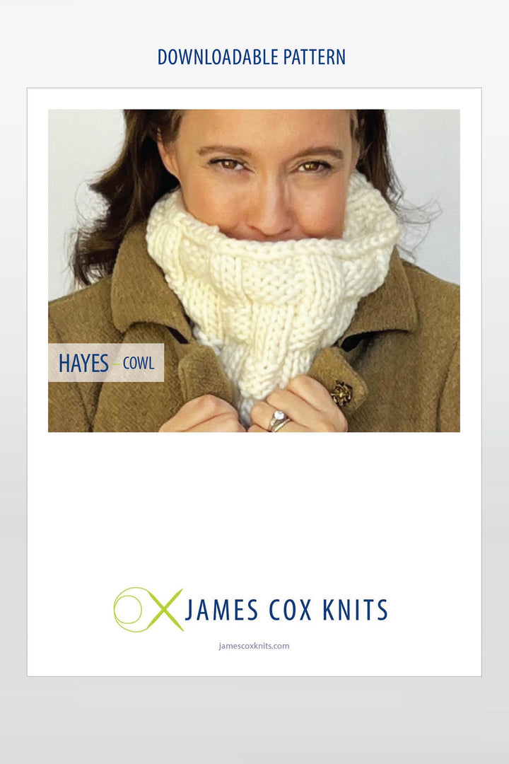 Hayes Cowl Designer Knitting Pattern
