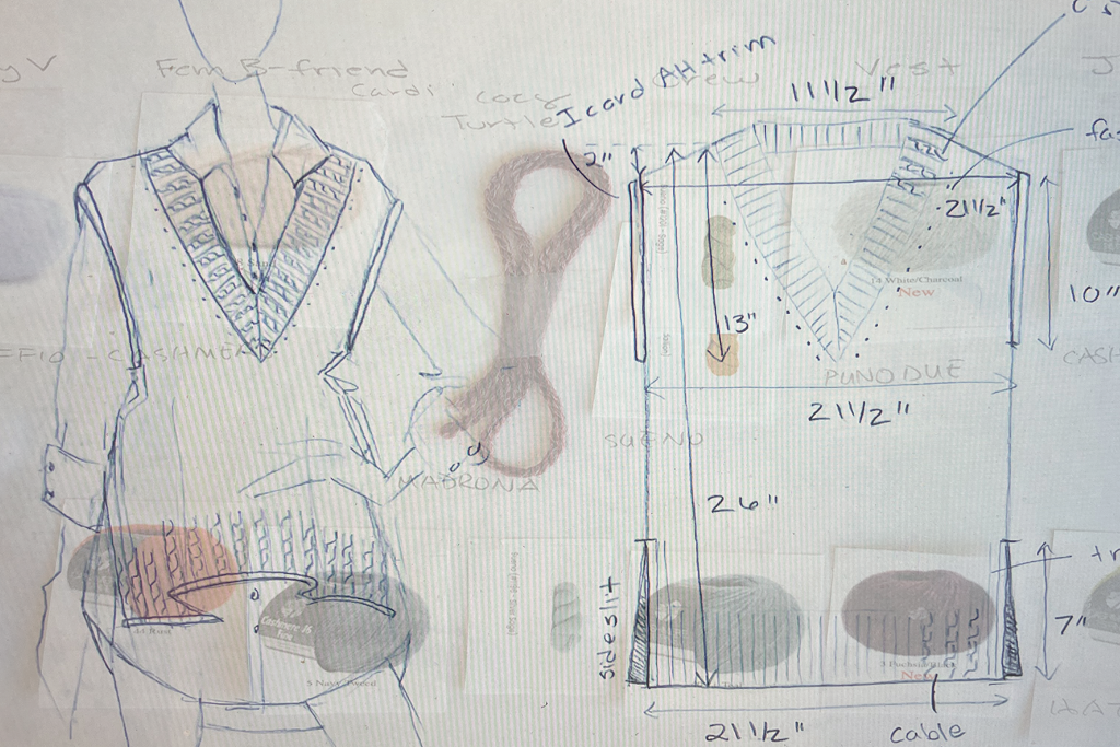 Hand Knit Pattern Collaboration James Cox Knits Zahra Knott