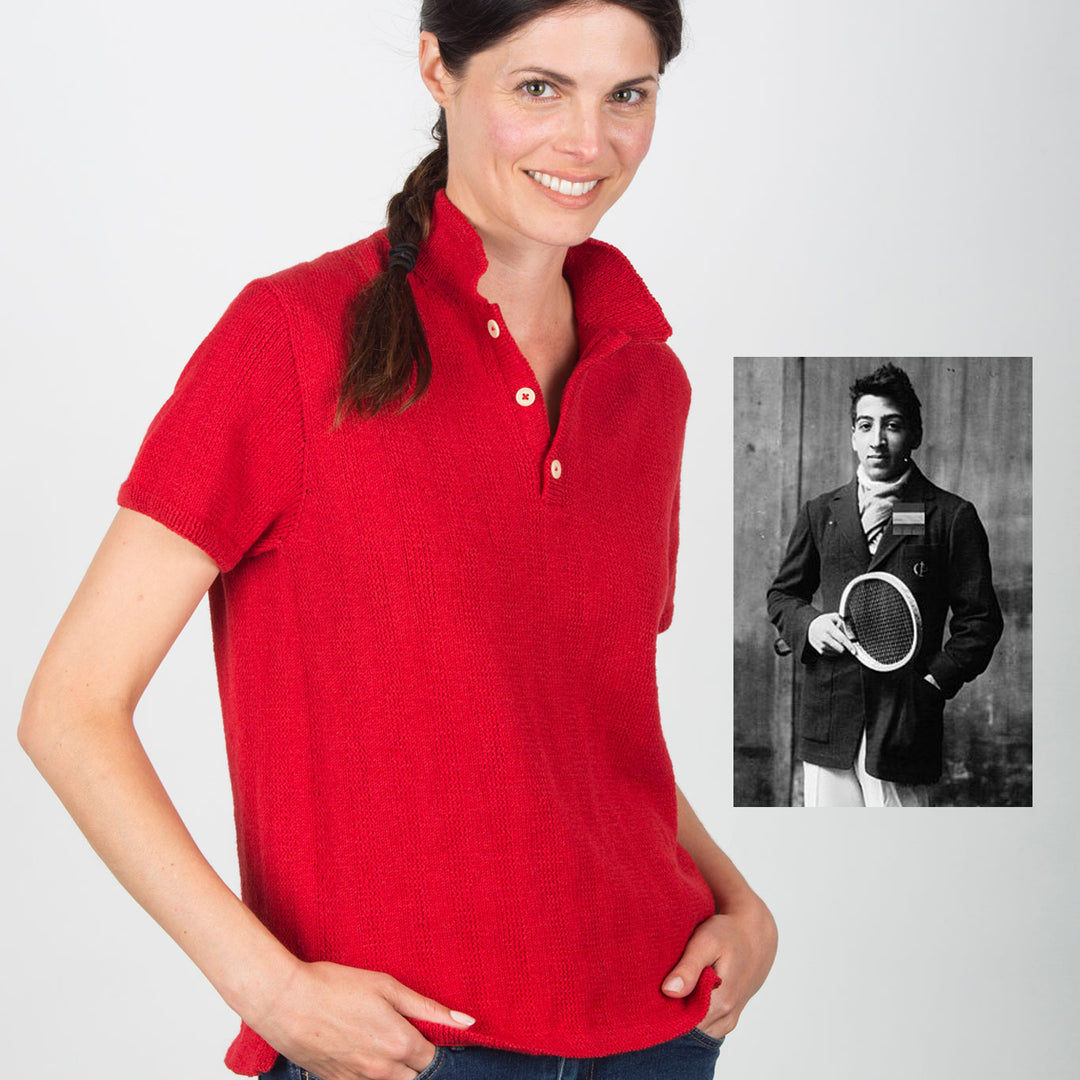 The polo shirt is actually a tennis shirt?