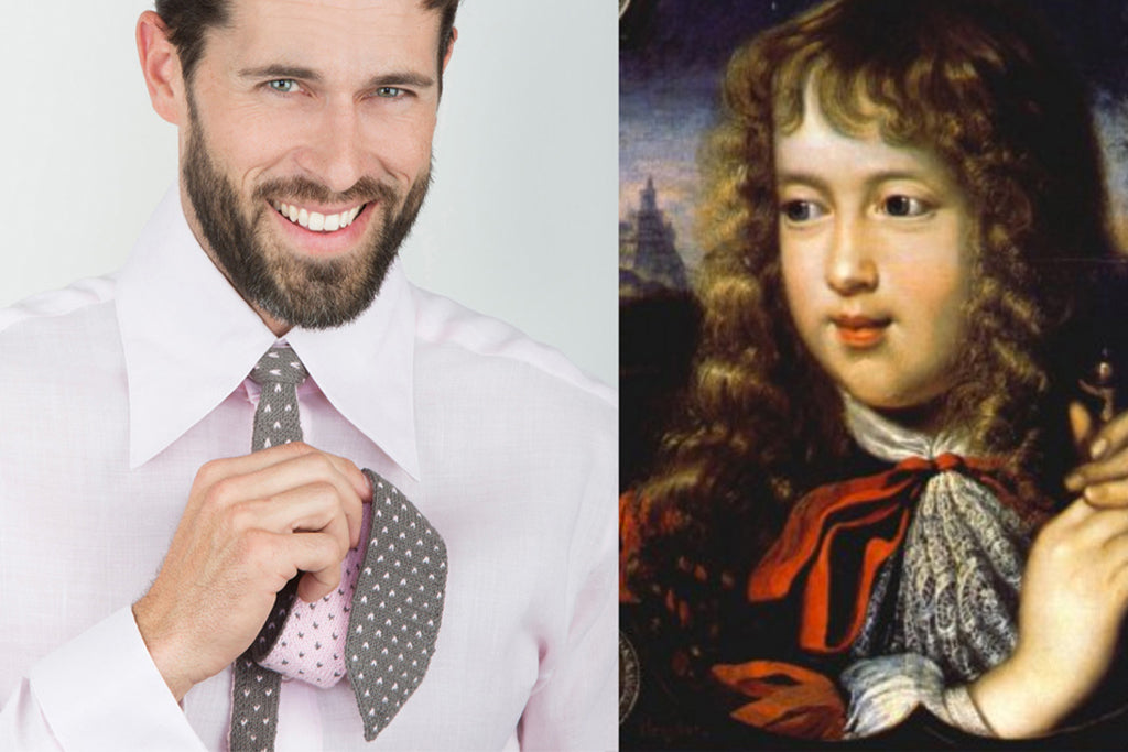 Who invented the necktie?