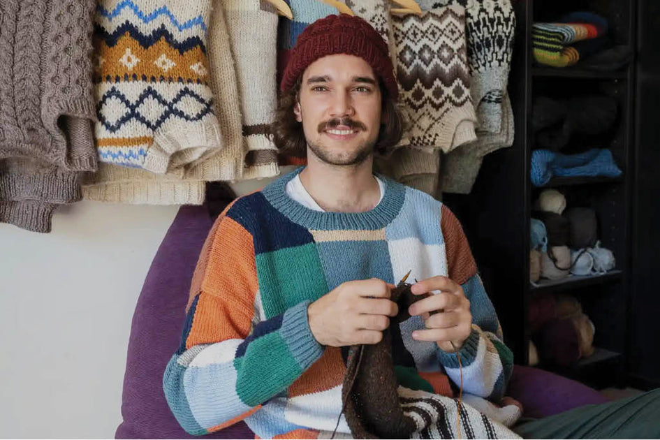 Knitting was seen as what old ladies do. Now meet young male knitters
