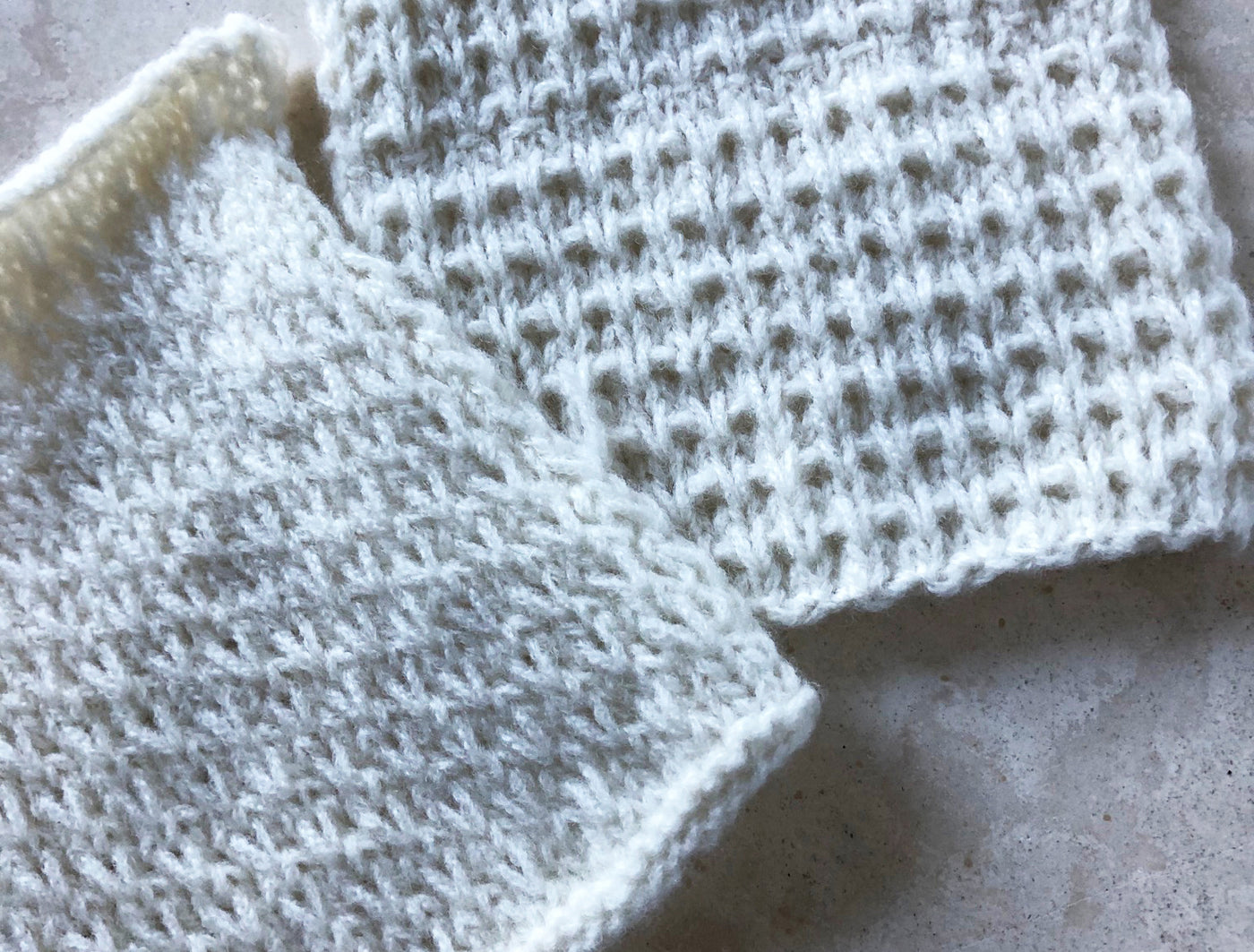 Two Complimentary Slip Stitch Patterns