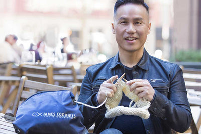 BD Wong’s Gift for Dad Inspires a Lifetime of Knitting