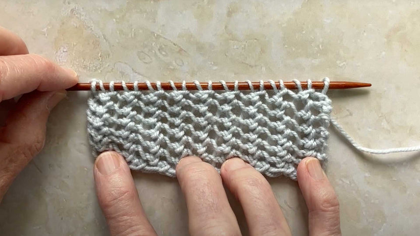 Purse Stitch Pattern – James Cox Knits