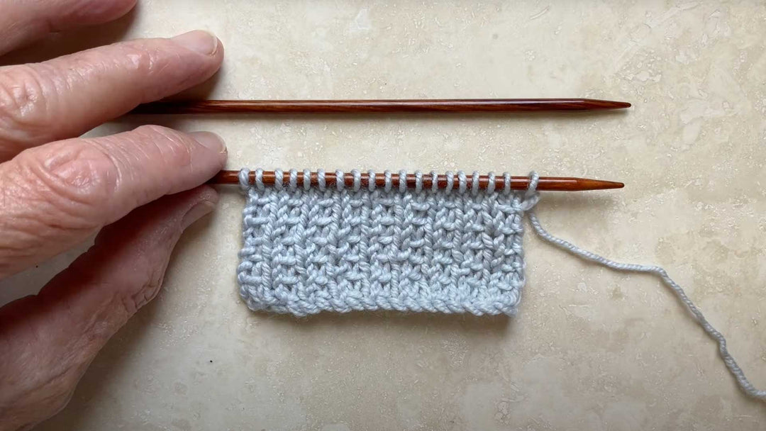 Slip Stitch Rib Pattern