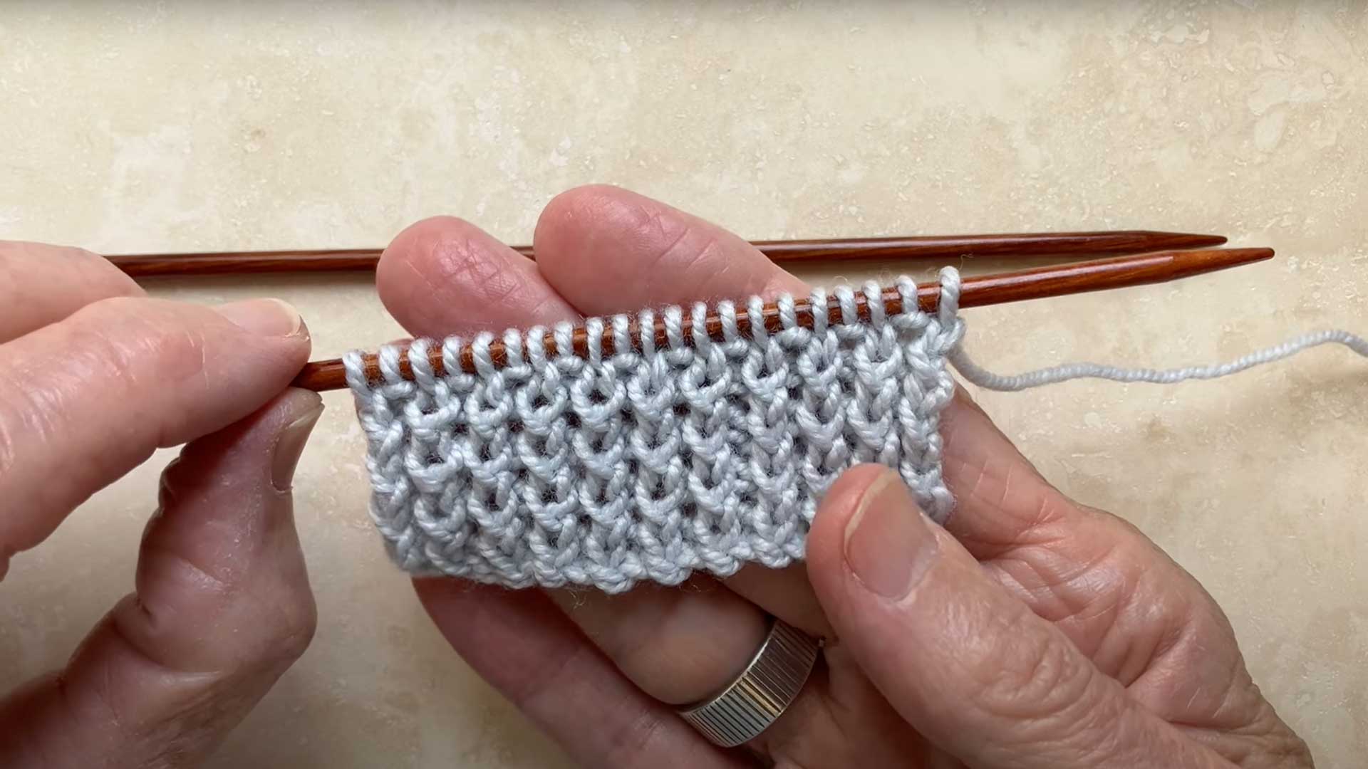 Twisted Rib Stitch