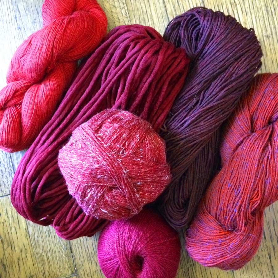 Valentine's Gift – 20% Off Red Yarns
