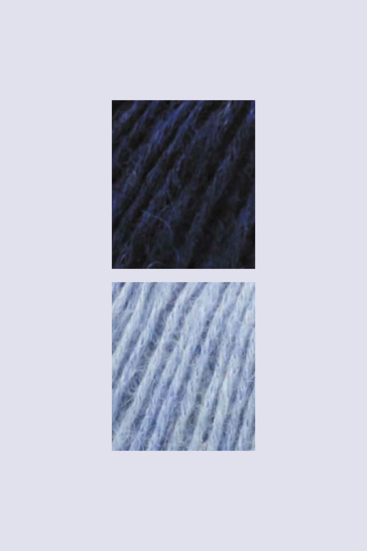 Audrey Mosaic Wrap Designer Knitting Kit | Premium Yarn + Pattern