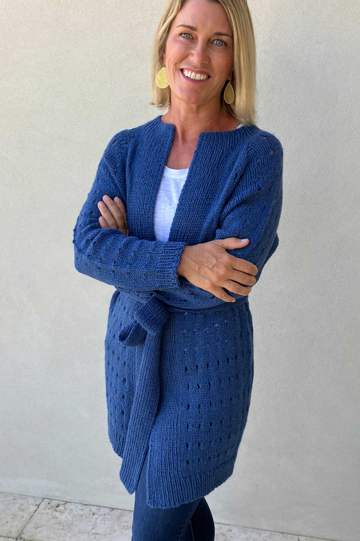 Barbara Coatigan Sweater Knitting Pattern