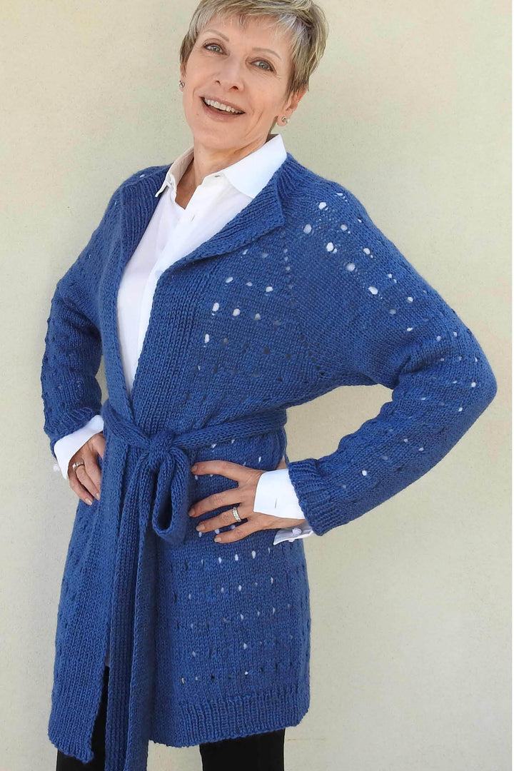 Barbara Coatigan Sweater Knitting Pattern