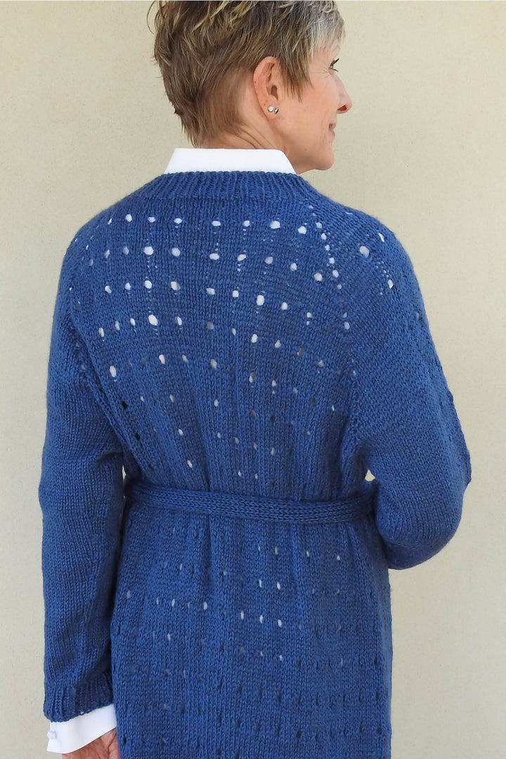 Barbara Coatigan Sweater Knitting Pattern