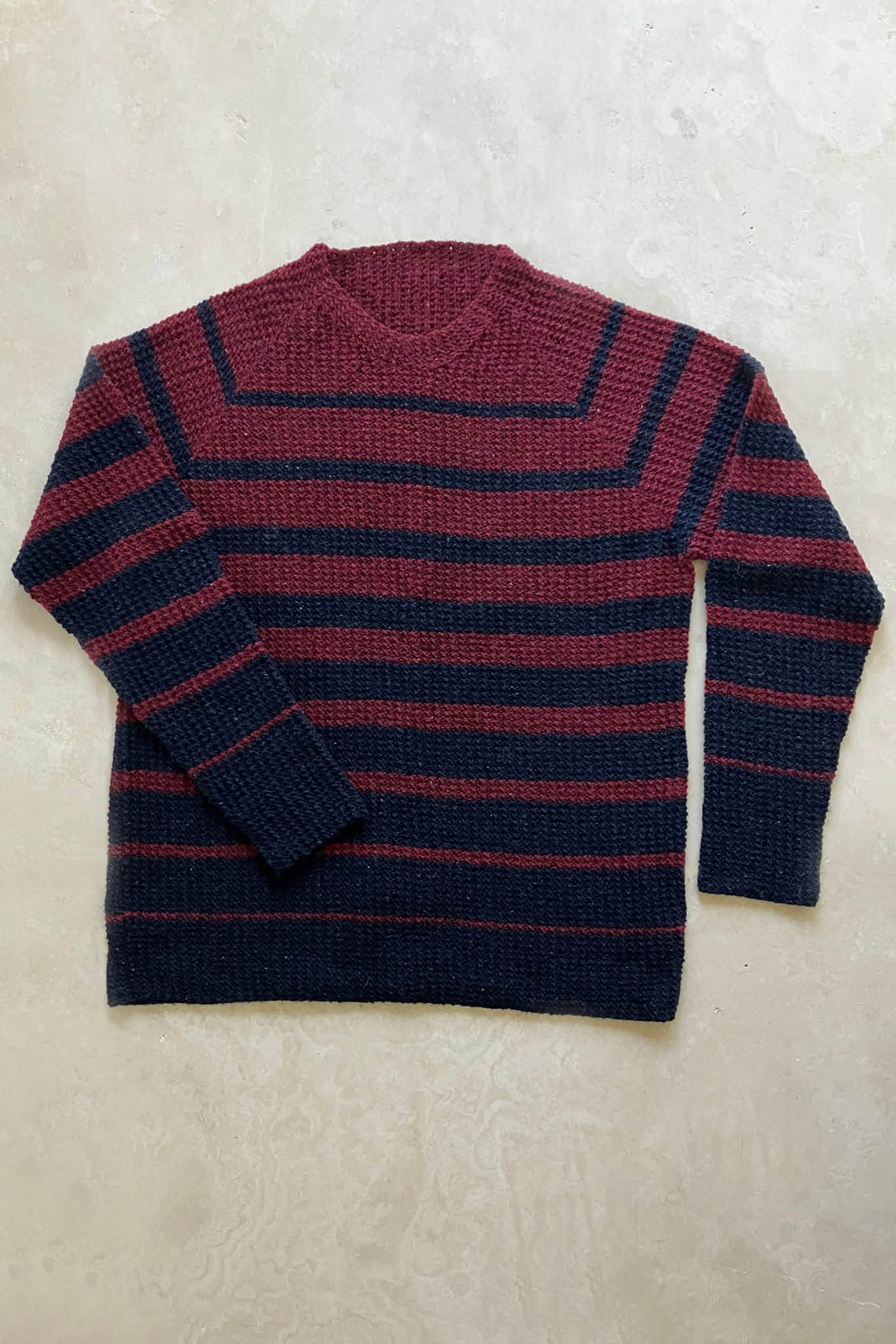 Blair Progressive Stripes Sweater Designer Knitting Pattern