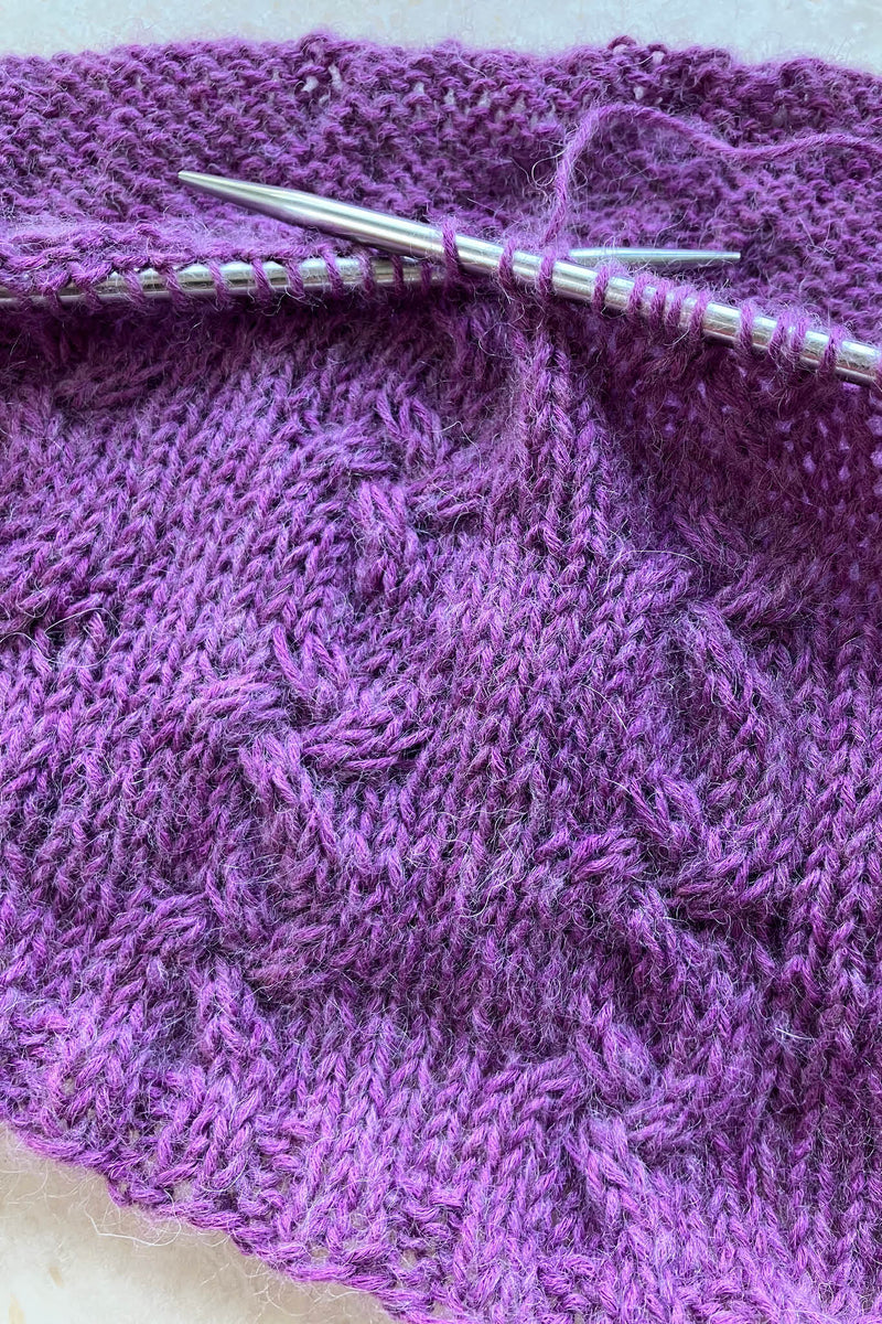 Chloe Pinwheel Cowl Knitting Pattern – James Cox Knits