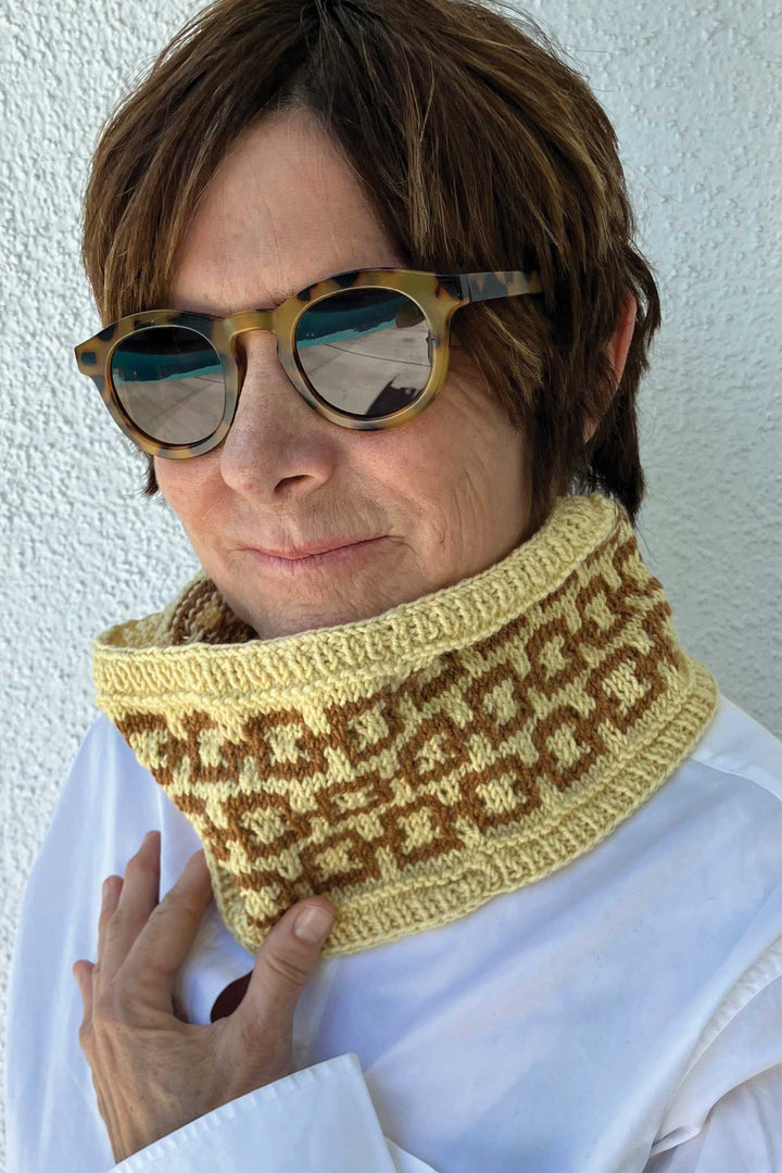 Gina Cowl Designer Knitting Pattern
