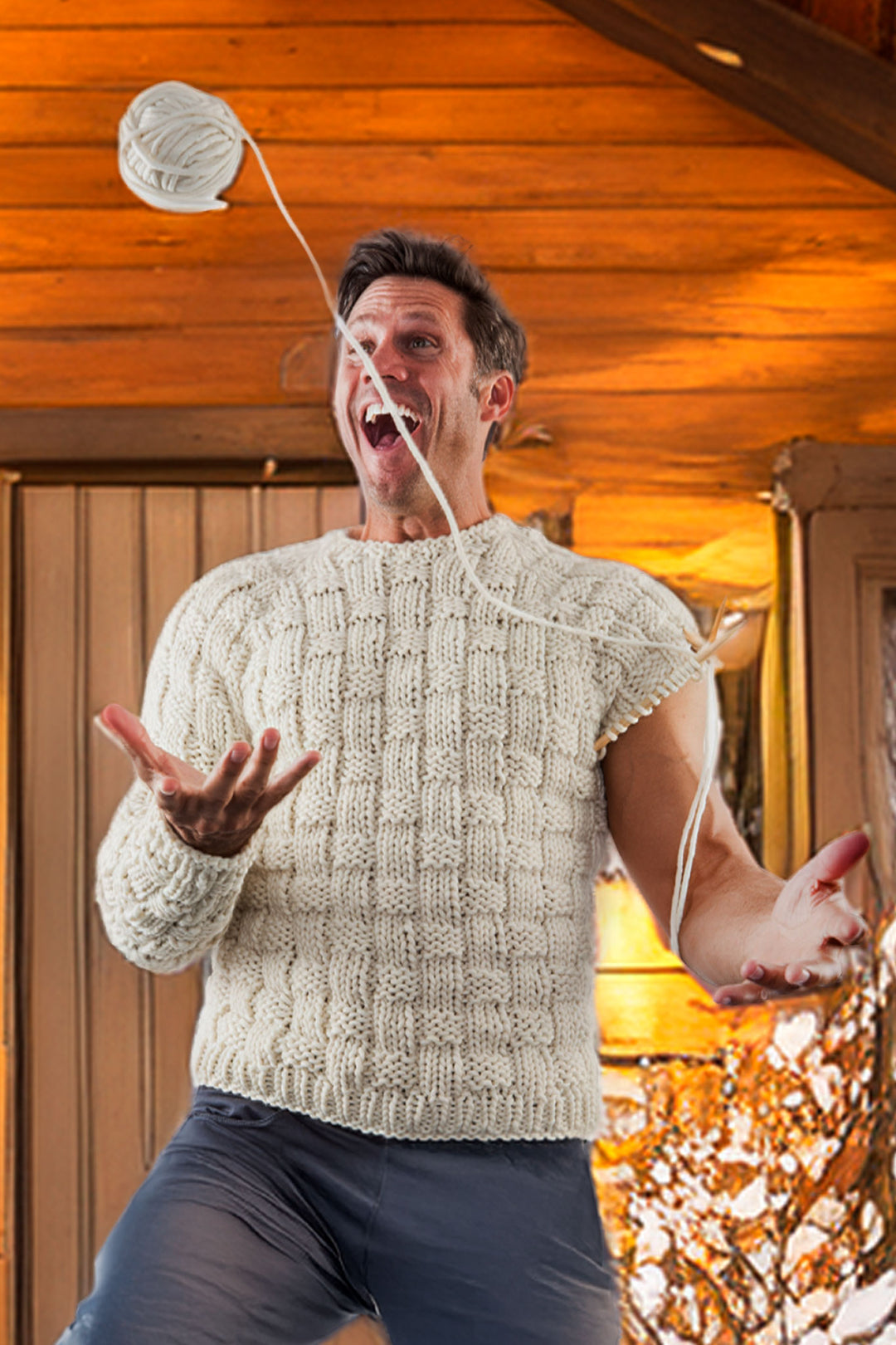 Hayes Ski Sweater Designer Knitting Kit | Premium Yarn + Pattern