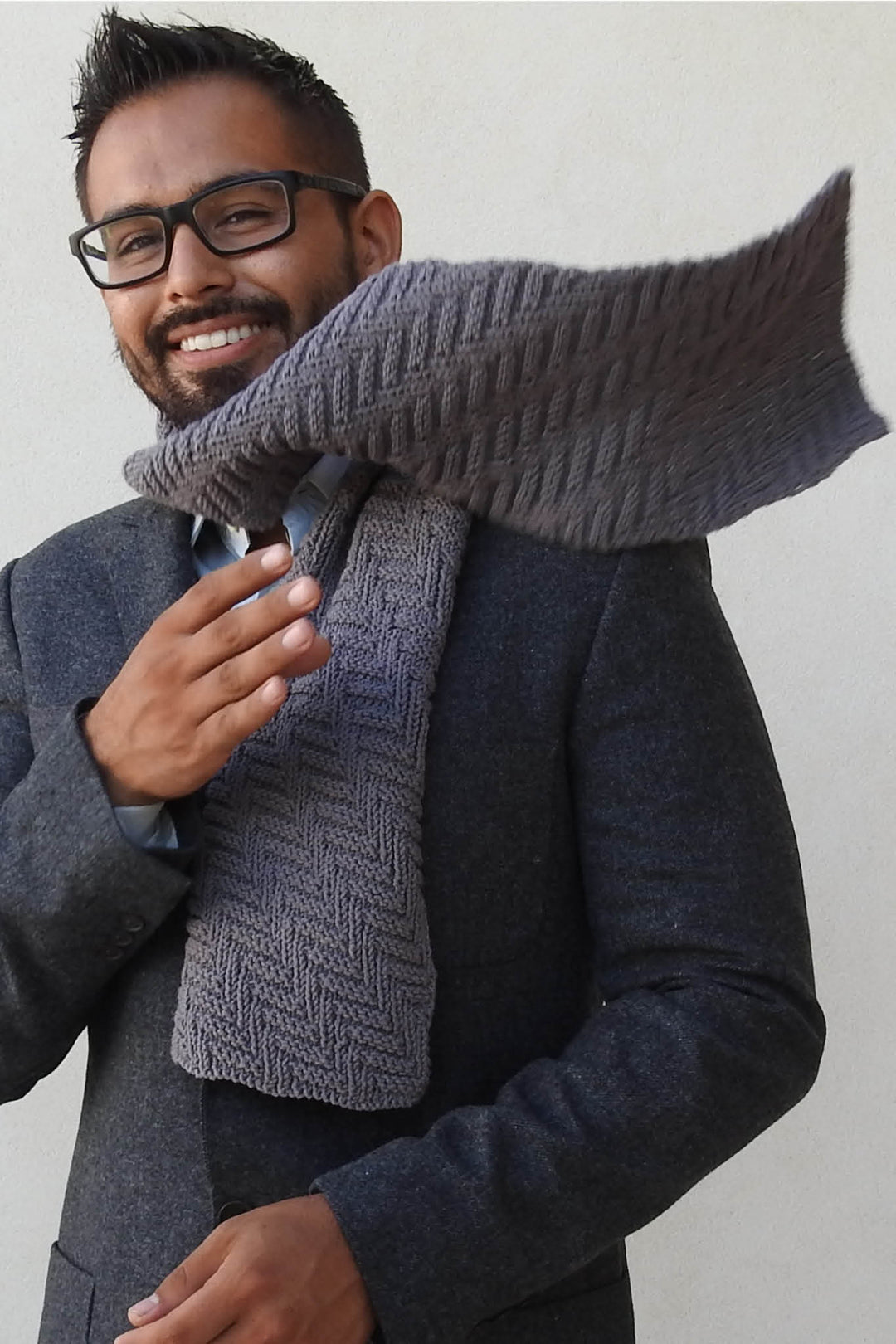 Hudson Scarf Designer Knitting Pattern