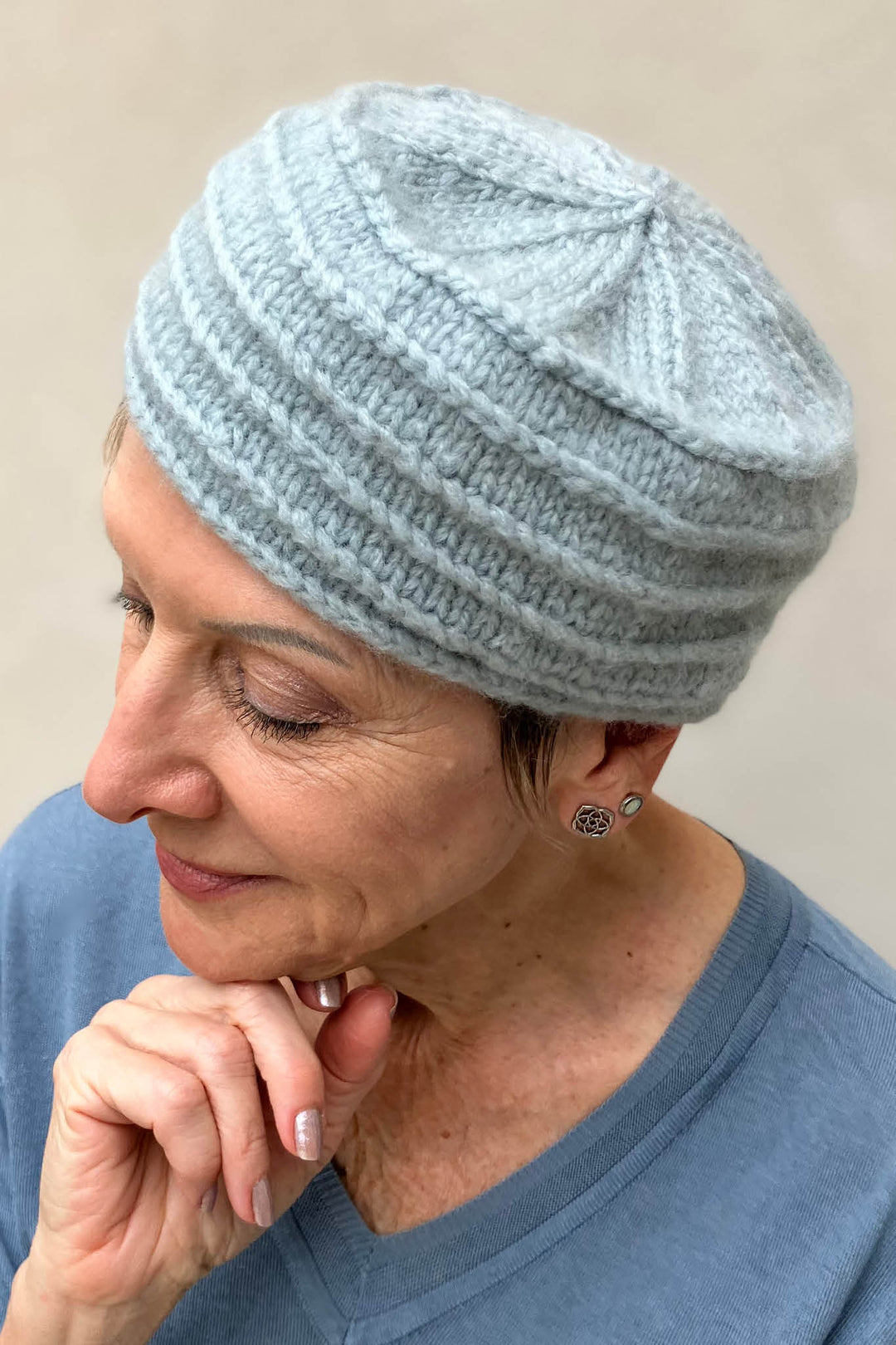 Jackie Hat Designer Knitting Pattern