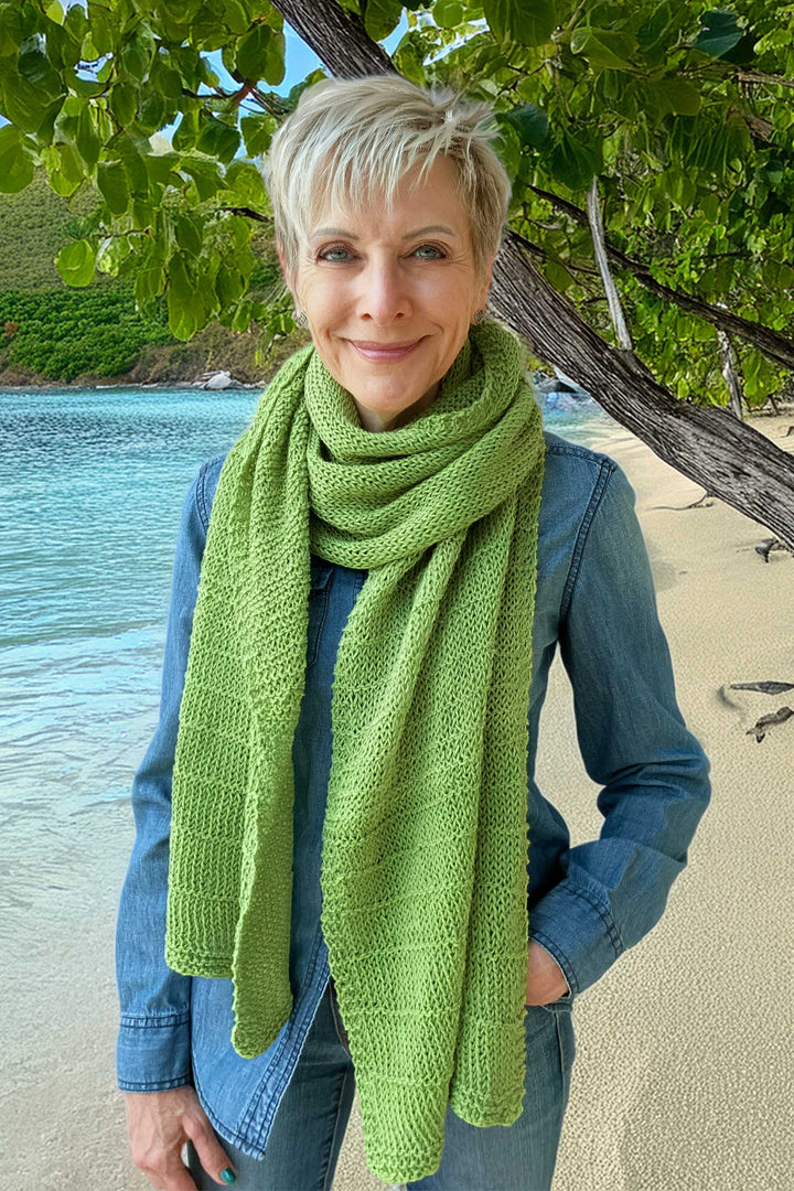 Jason Scarf Designer Knitting Pattern