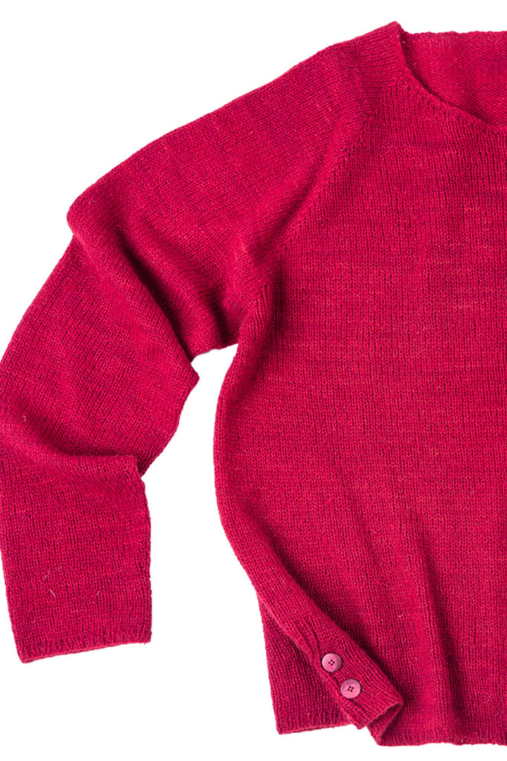 Kurt Pleated Pullover Designer Knitting Pattern
