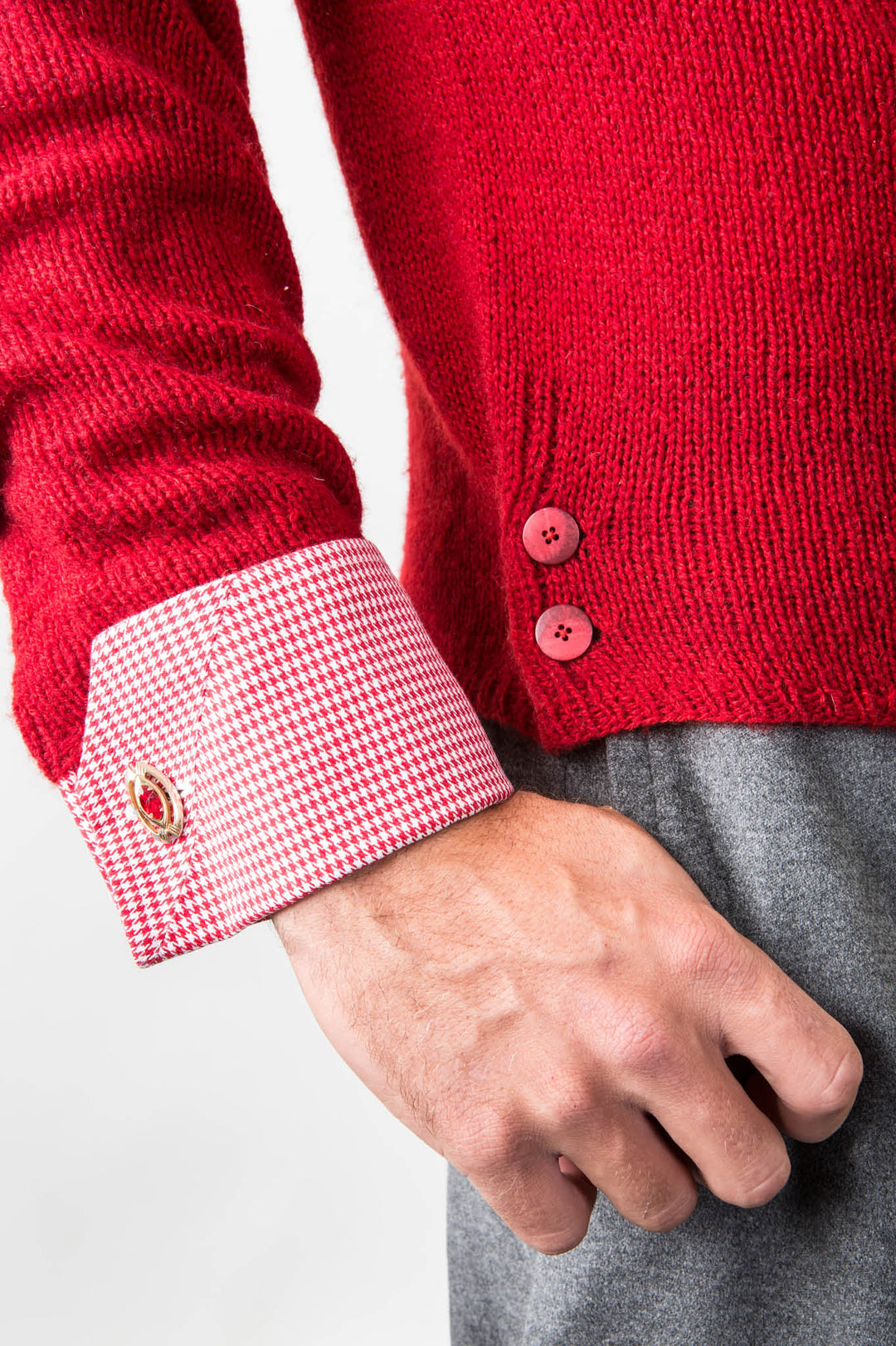 Kurt Pleated Pullover Designer Knitting Pattern