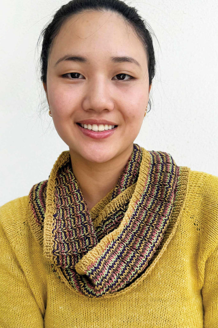Porsche Cowl Designer Knitting Pattern