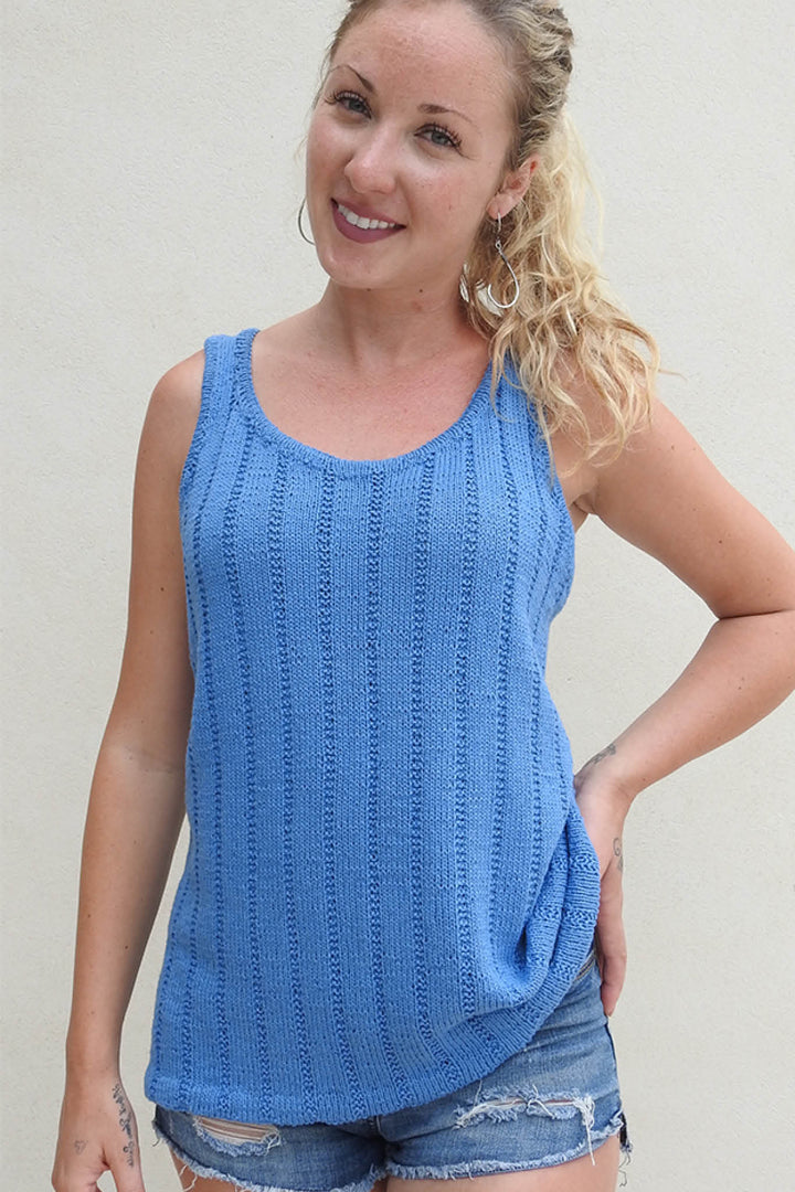 Ryan Tank Top Designer Knitting Pattern