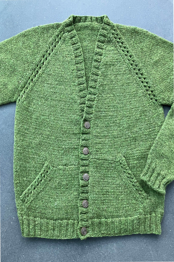 Tatum Openwork Raglan Sweater Designer Knitting Pattern