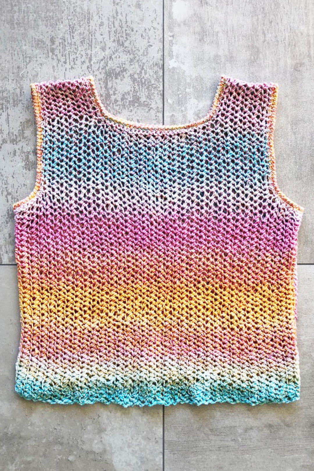 Toni Cover-Up Top Designer Knitting Pattern