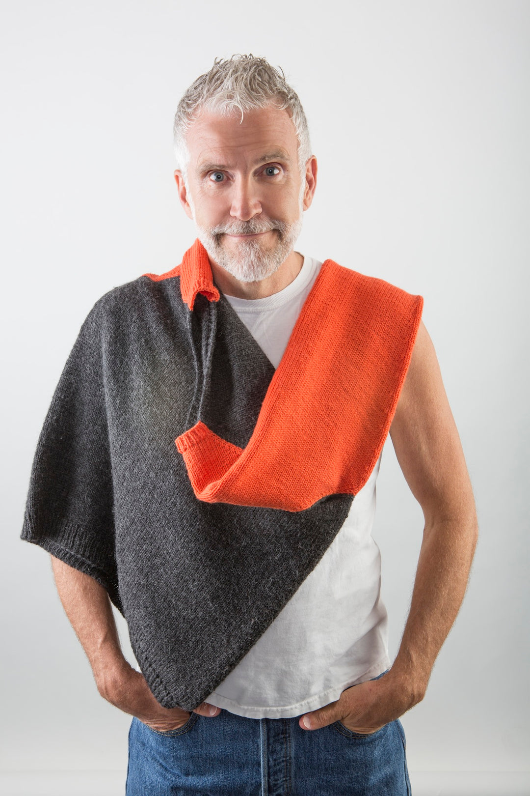 Brian Sporty Crewneck Designer Knitting Kit | Premium Yarn + Pattern