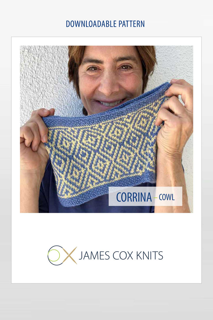 Corrina Cowl Designer Knitting Pattern