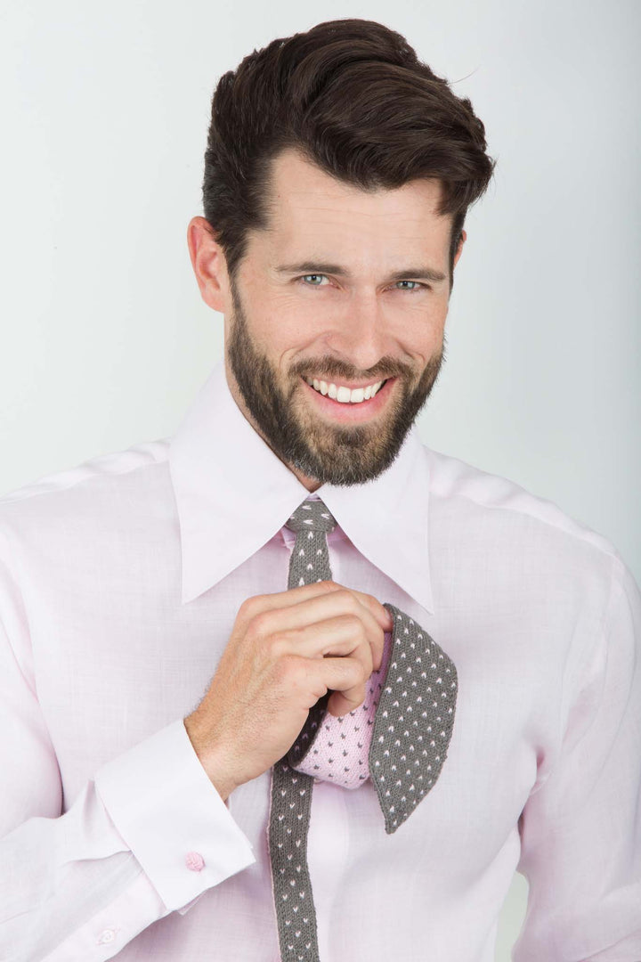 Elliott Double Knit Tie & Pocket Square Designer Knitting Pattern