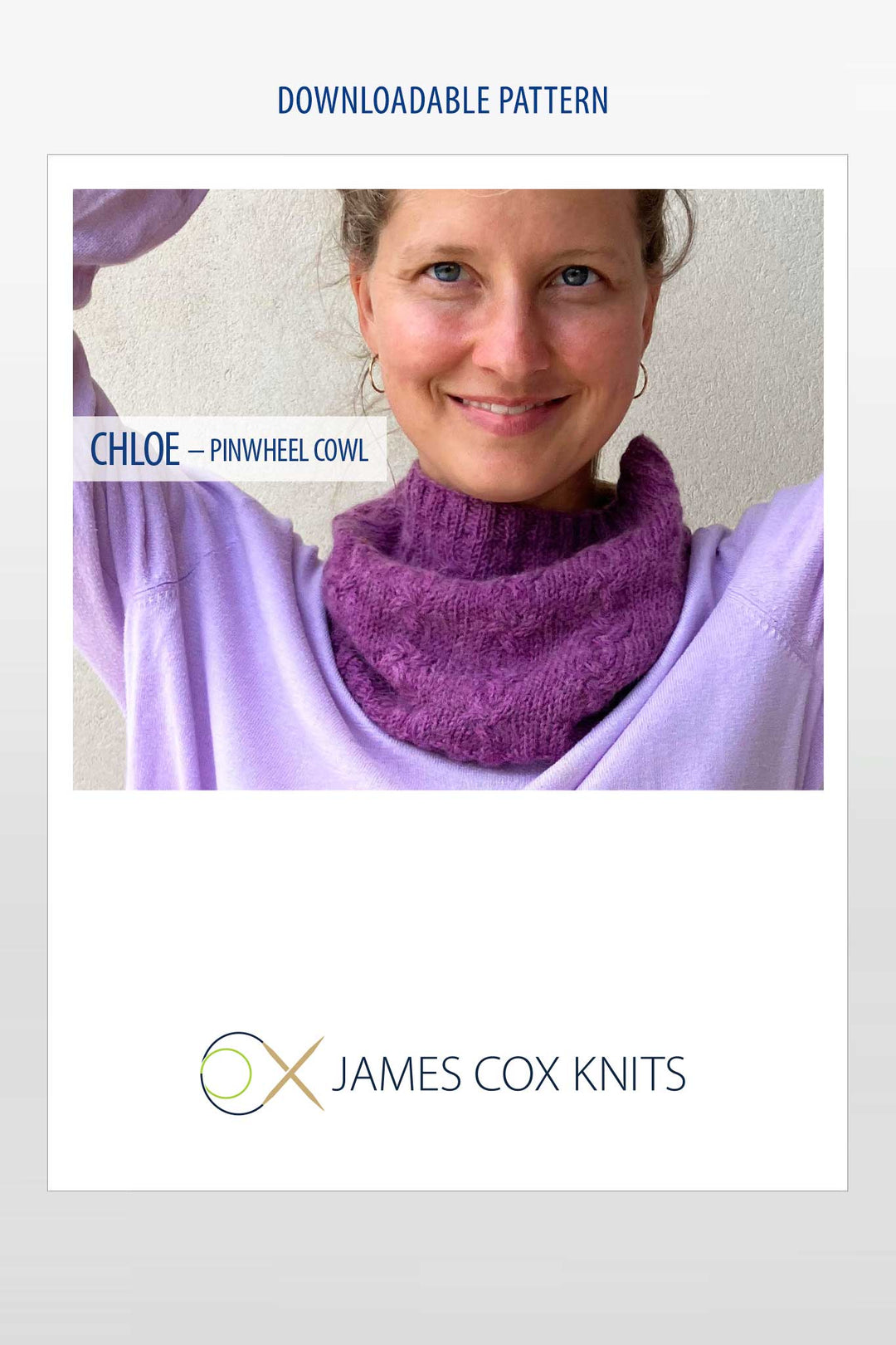 Chloe Pinwheel Cowl Knitting Pattern