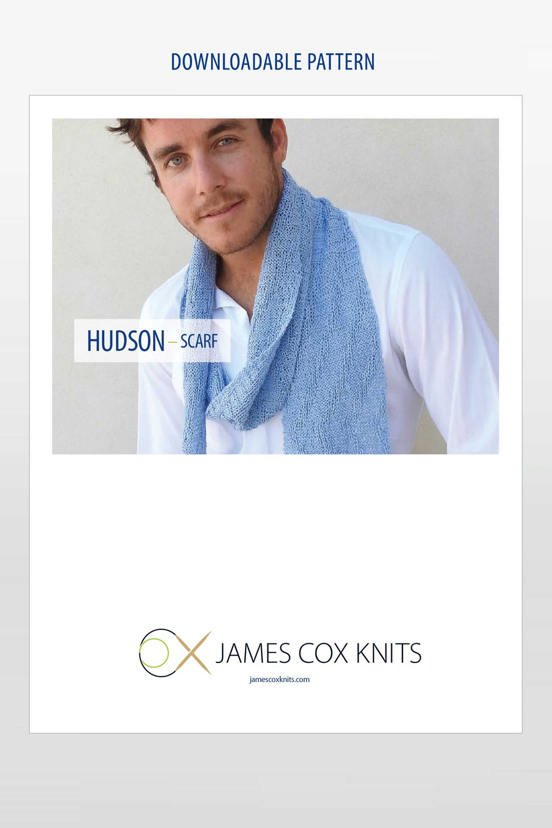 Hudson Scarf Designer Knitting Pattern