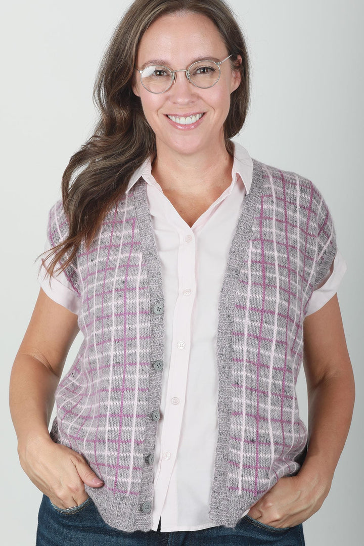 Madison Tattersall Vest Designer Knitting Pattern
