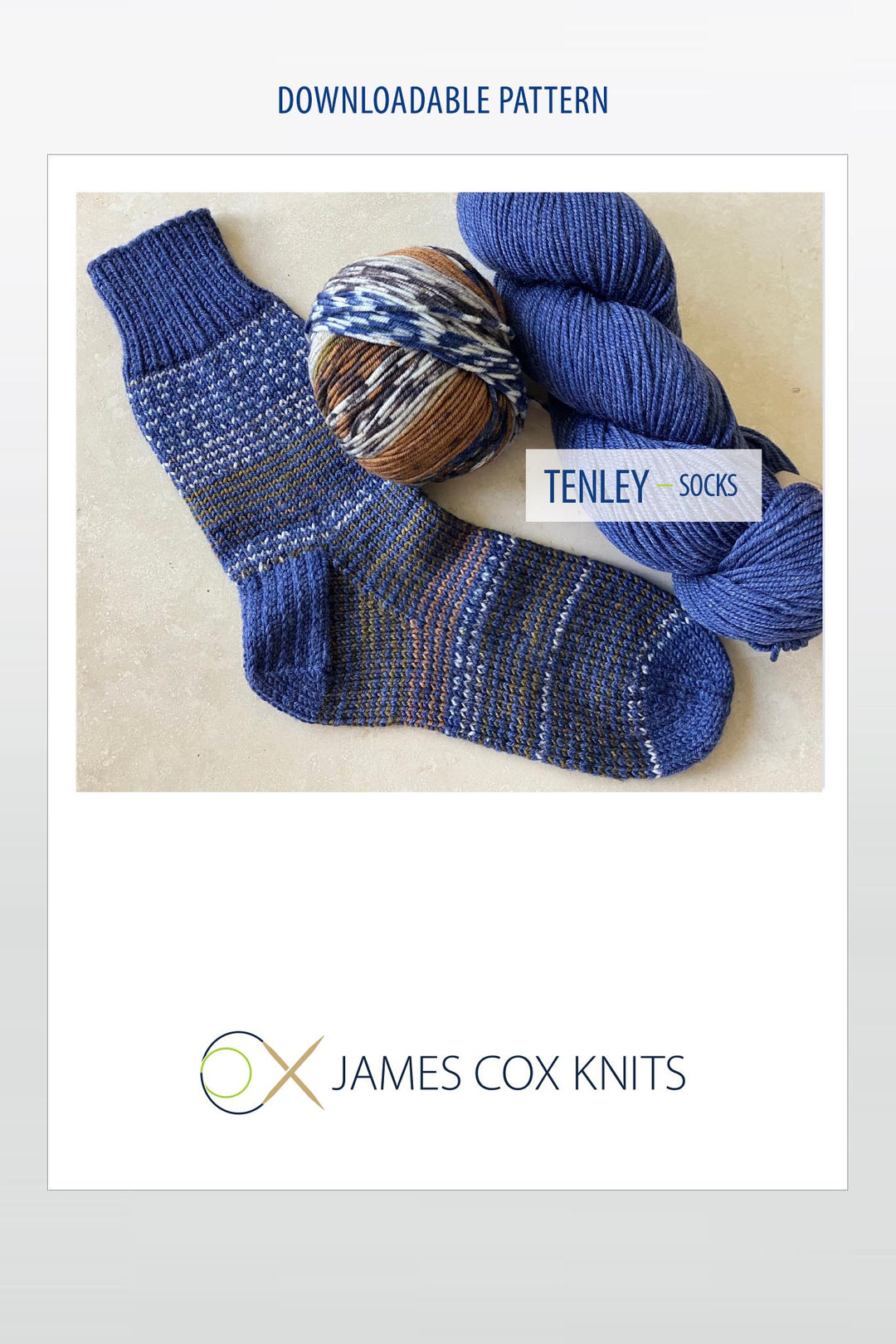 Tenley Socks Designer Knitting Pattern